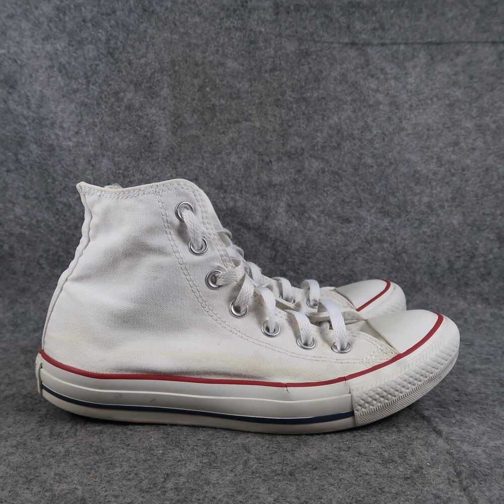 Converse Shoes Womens 8 Hi Top Sneaker Chuck Taylor All Star White Canvas Casual